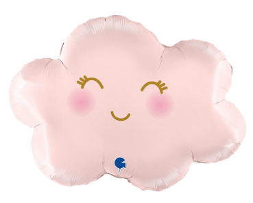 XL Folienballon - Rosa Wolke - ø 61cm